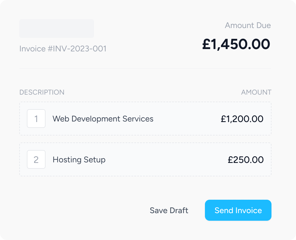 Create Invoices Fast
